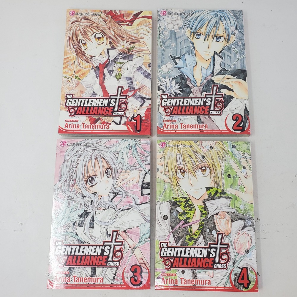 The Gentlemen's Alliance Cross Manga Vol 1-4 Arina Tanemura Shojo Beat English